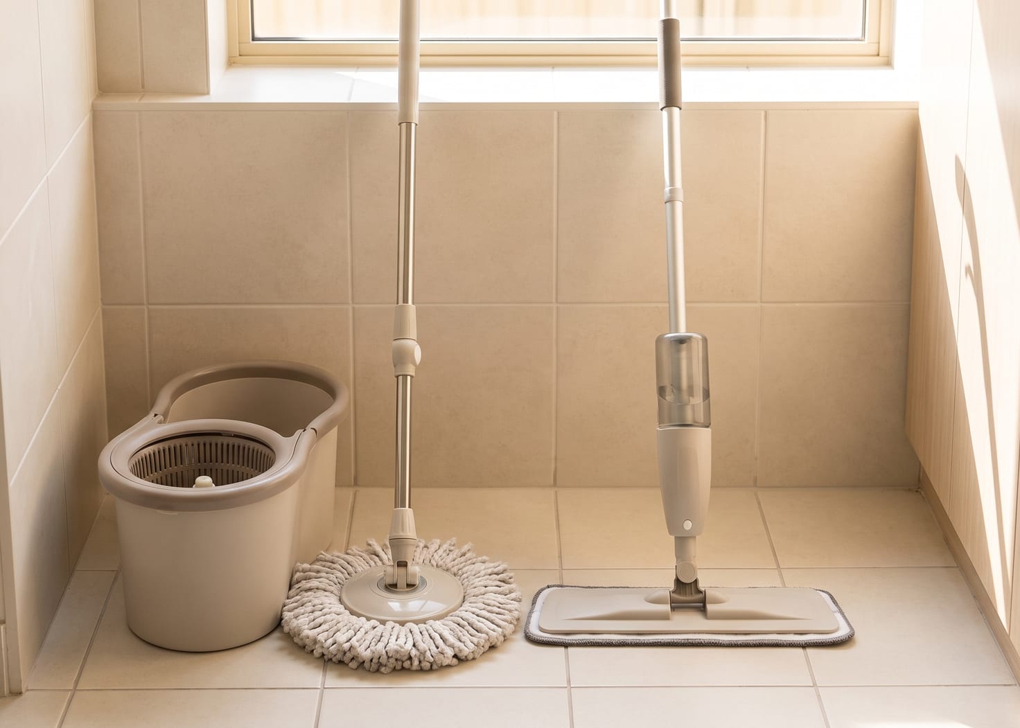 Mop giratório ou spray: qual escolher?