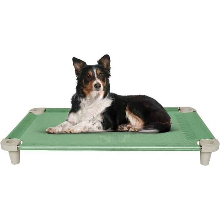 Cama elevada Acrimet 709 verde, 102 × 61 cm