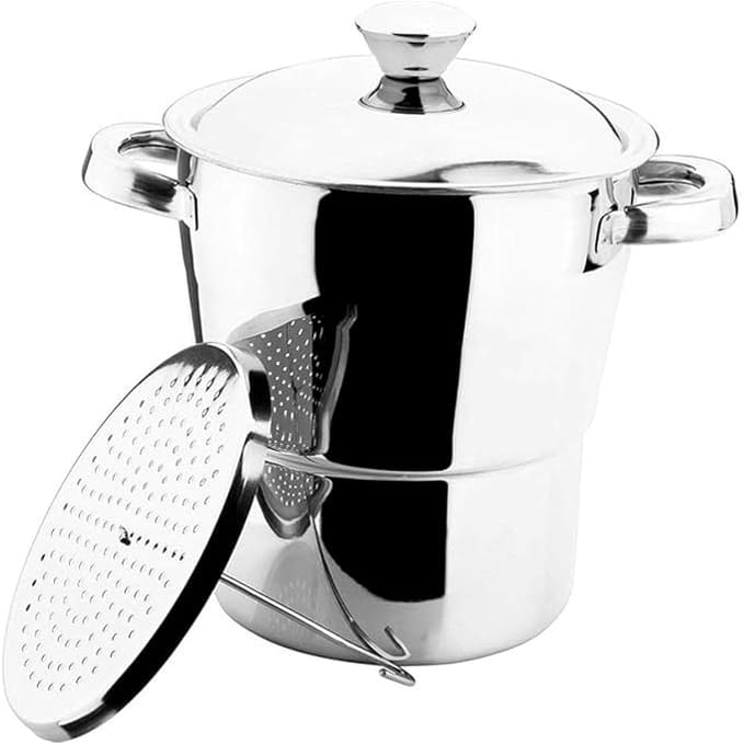 Cuscuzeira Brinox Lyon inox de 16 cm e 2 L