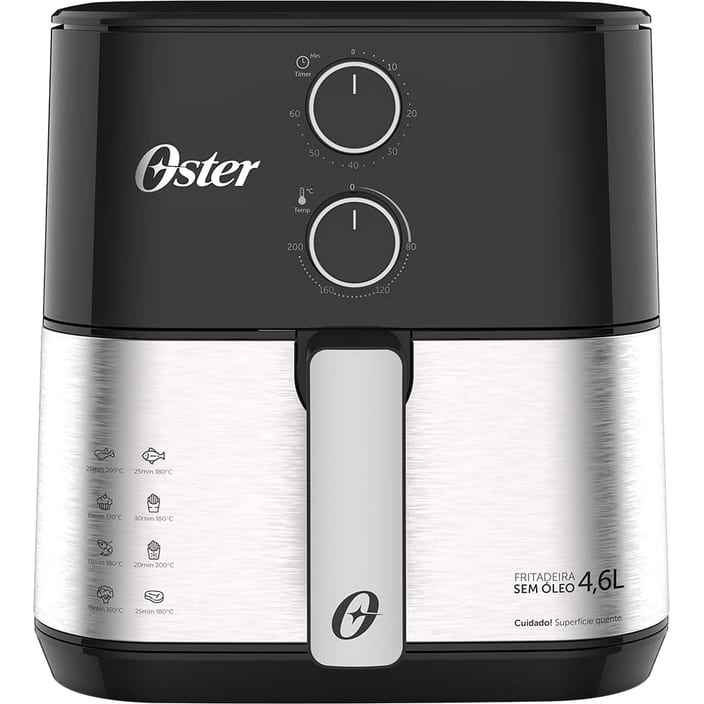 Air fryer Oster OFRT520 4,6 L com tensão a confirmar